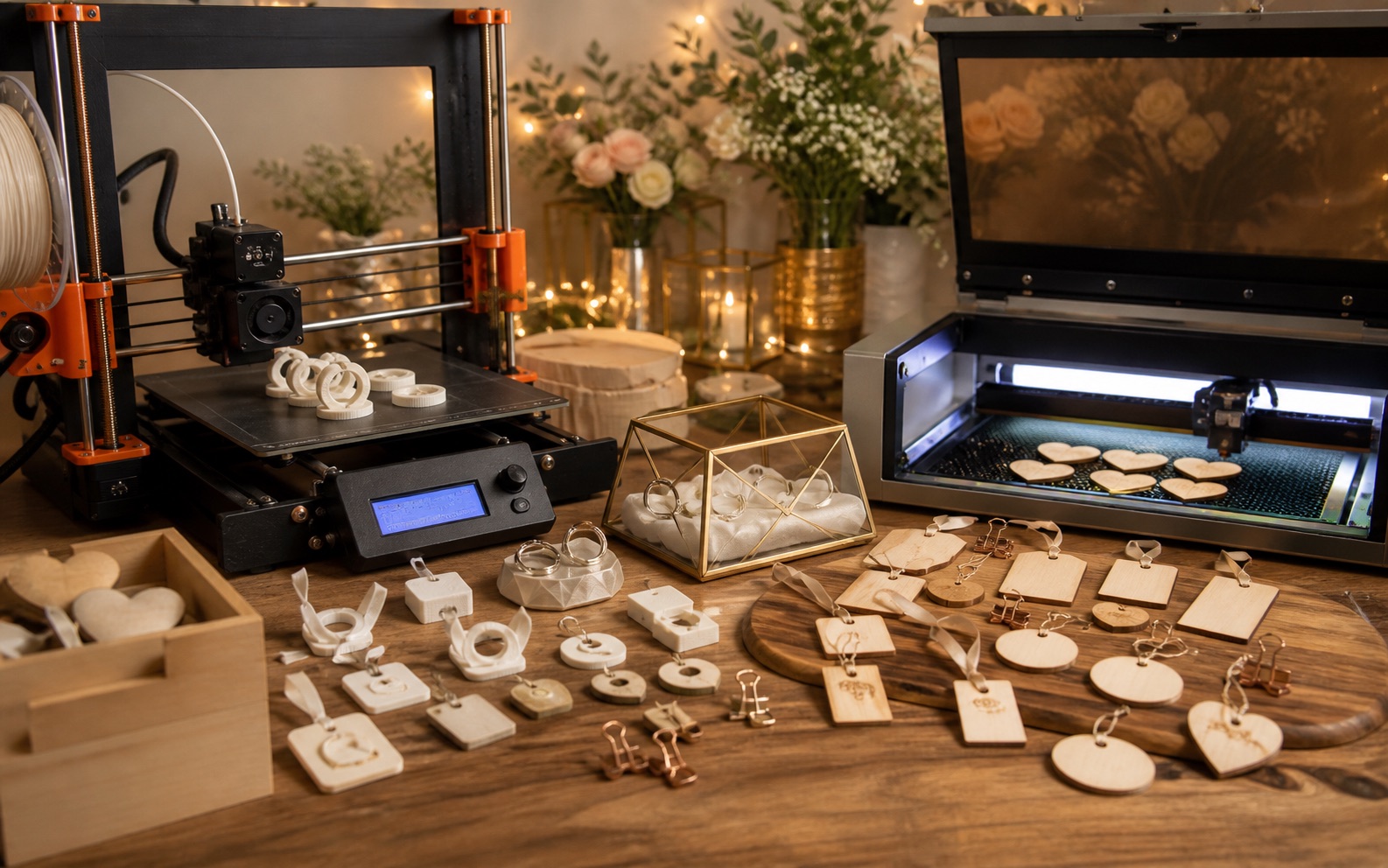 3D-Druck und Laser für die Hochzeit: 20 persönliche Maker-Ideen – Ratgeber Trauredner Nürnberg