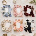 Moodboard mit zehn beliebten Farbkonzepten für Hochzeiten