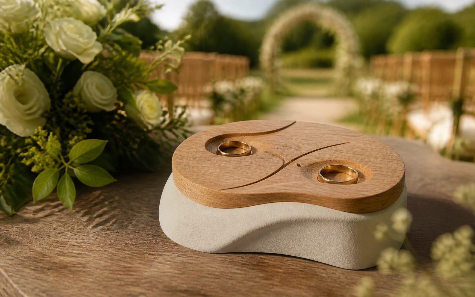 Personalisierter Ringhalter aus Holz oder 3D-Druck – Ratgeber Trauredner Nürnberg